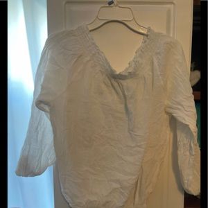 Venus gauze top/swim cover up